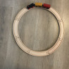 Houten treinbaan.