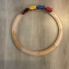 Houten treinbaan.