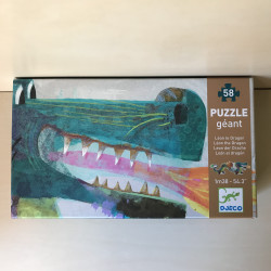 Djeco : Leo de draak. 58 stukjes.
