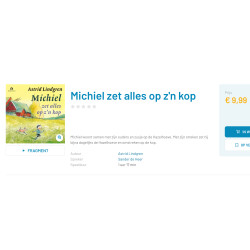 CD luisterboek : Michiel zet alles op z’n kop.