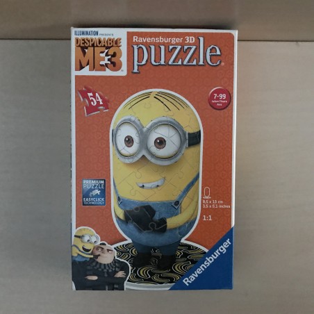 3D puzzel Minions: 54 stukjes