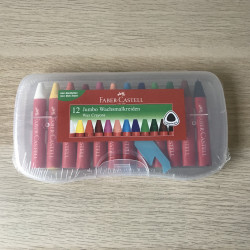 Waskrijt. Faber-Castell. Nieuw. 12 stuks.