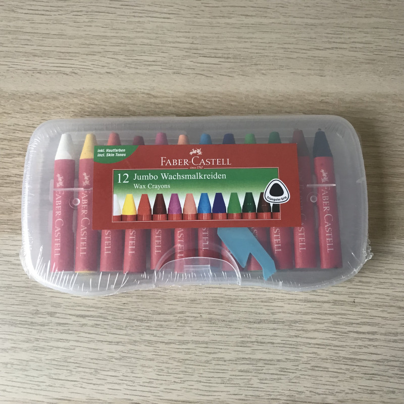 Waskrijt. Faber-Castell. Nieuw. 12 stuks.