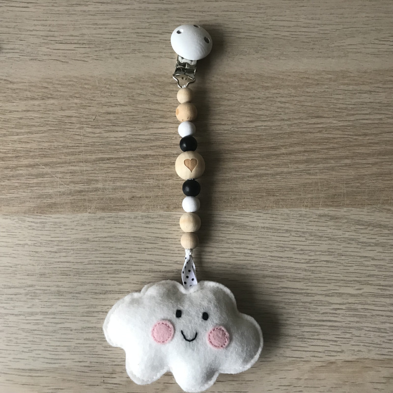 Speenkoord Zussekus: Nieuw. Wolkje, wit
