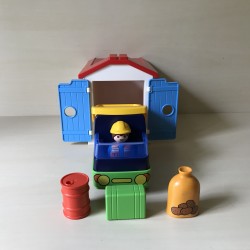 123 Playmobil : Garage met vuilniswagen. (70184)