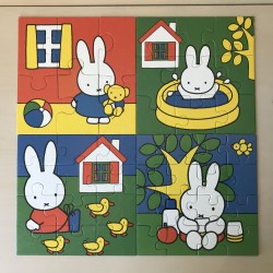 Nijntje : puzzel 6, 9, 12 en 16 stukjes.