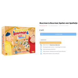 Buurman & Buurman 3 klassieke bordspellen