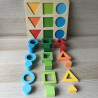 Houten vormenpuzzel.