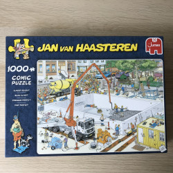 Jan van Haasteren : Bijna klaar?. 1000 stukjes.