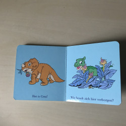 Dino’s : 9 hardkartonnen boekjes.