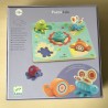 Djeco Lilo : Puzzelplankje Knopjespuzzel met grote dieren.