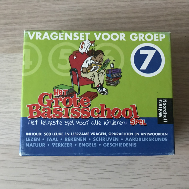 Het grote basisschoolspel : Ongebruikt. Vragenset voor groep 7