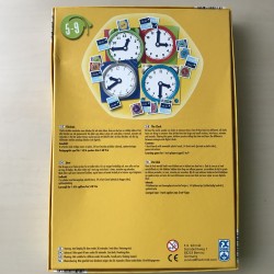 The clock . Leren klokkijken
