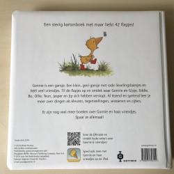 Gonnie & vriendjes : Gonnie en vriendjes in ganzenpas met 42 flapjes.