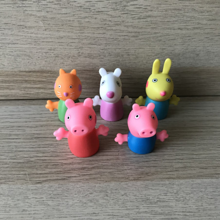 Peppa Pig. 5 vingerpopjes