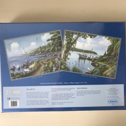 Gibsons :  2 x 500 stukjes. Nieuw. Coastal paths
