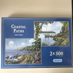 Gibsons :  2 x 500 stukjes. Nieuw. Coastal paths