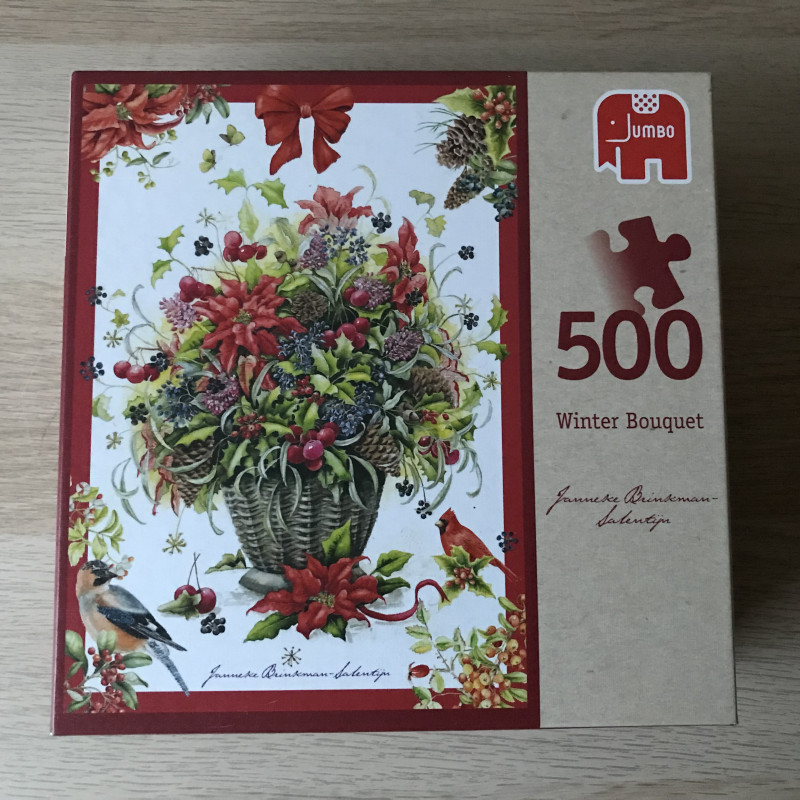 Winter bouquet , Janneke Brinkman. 500 stukjes.