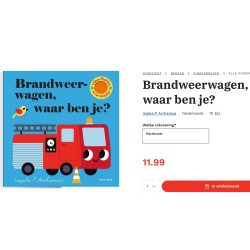 Brandweerwagen, waar ben je?  Flapjes en spiegeltje