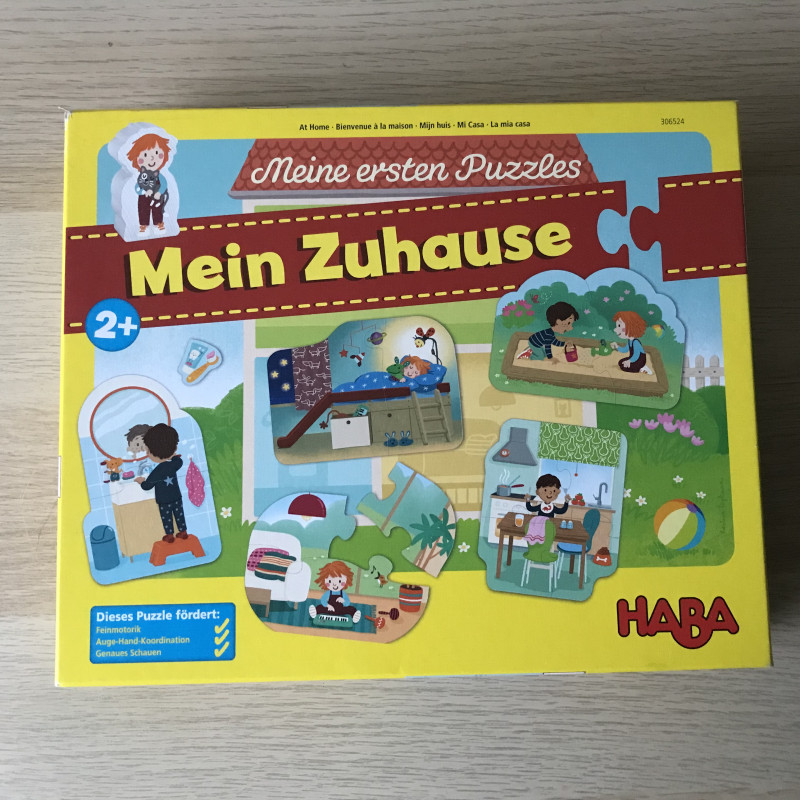 Haba : mijn eerste puzzels. Mijn huis. 2, 3 en 4 stukjes