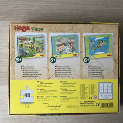Haba : Puzzels. Wilde dieren van Afrika. 3 x 48 stukjes