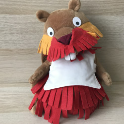 Fabeltjeskrant Ed of Willem bever : Poppenkastpop, handpop