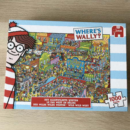 Where’s Wally. Het allerwildste westen.  1000 stukjes