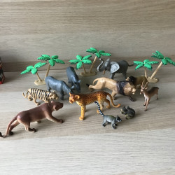 Set wilde dieren.