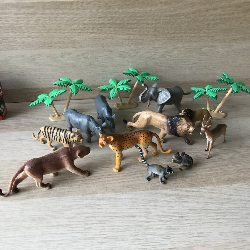 Set wilde dieren.