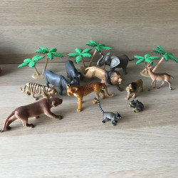 Set wilde dieren.