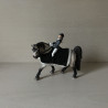 Schleich : Paard met ruiter met dekje.