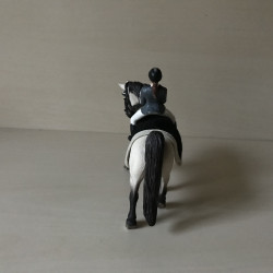Schleich : Paard met ruiter met dekje.