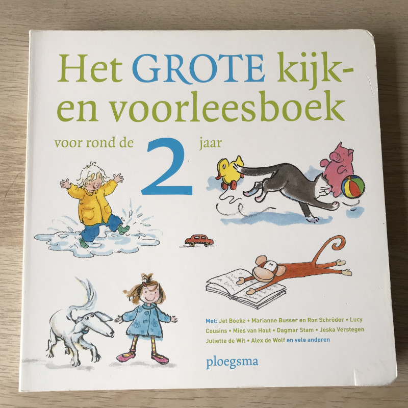 Het grote kijk-en voorleesboek voor rond de 2 jaar.