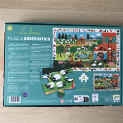 Djeco : Zoekpuzzel de Boerderij. 35 stukjes.