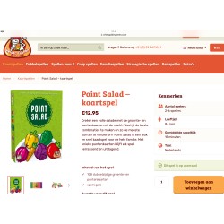 Kaartspel : Point Salad.