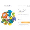 Playgro Speel- en leerbal : rammelaar.