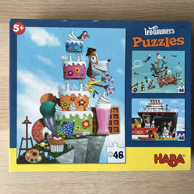 Haba : Puzzels. 3 x 48 stukjes