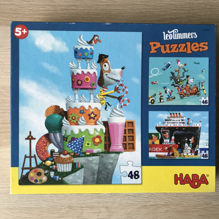 Haba : Puzzels. 3 x 48 stukjes