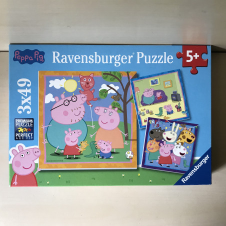 Familie en vrienden van Peppa Pig : 3 x 49 stukjes