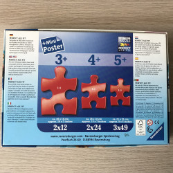 Frozen puzzel. 3 x 49 stukjes