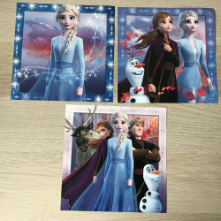 Frozen puzzel. 3 x 49 stukjes