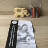 Houten balansspel. stapelolifant