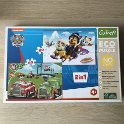 Puzzel : 2 x 60 stukjes Paw Patrol