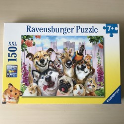 Grappige dieren selfie. 150 XXL stukjes
