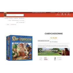 999 Games : Nieuw. Cardcassonne. Het Cardcassonne kaartspel.