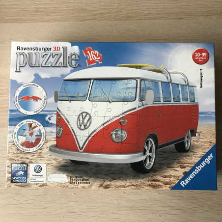 3D Puzzel  : Volkswagen T1. 162 stukjes.