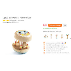 Djeco: rammelaartje BabyShaky