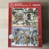 Anton Pieck : De speelgoedwinkel en Het Kerstkoor 2 x 1000 stukjes