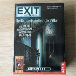 999 Games. Exit. De onheilspellende villa. Nieuw.