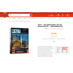 999 Games. Exit. De beroving op de Mississippi. Nieuw.